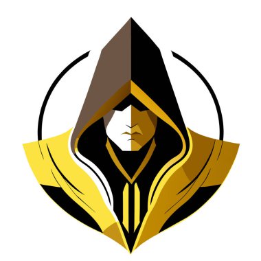 Suikastçı karakter vektörü, esports logo tasarım vektörü için suikastçı illüstrasyonu, hayran sanatı. vektör illüstrasyonu.