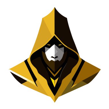 Suikastçı karakter vektörü, esports logo tasarım vektörü için suikastçı illüstrasyonu, hayran sanatı. vektör illüstrasyonu.