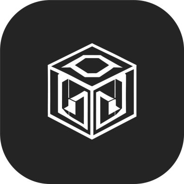 Farklı reklamlar, kapaklar veya afişler için soyut küp vektör şablonları, artırılmış gerçeklik tasarım logosu minimalist parlama, simetrik, karmaşık, sanat,