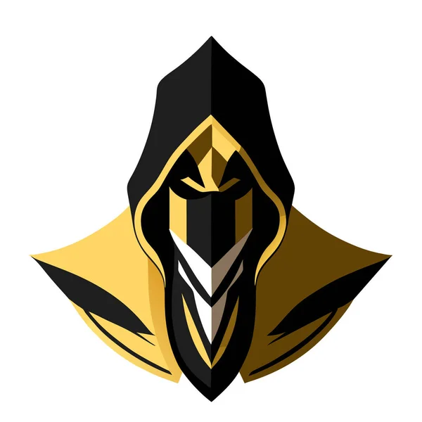 Assassin Personnage Vecteur Assassin Illustration Pour Esports Logo Design Vecteur — Image vectorielle