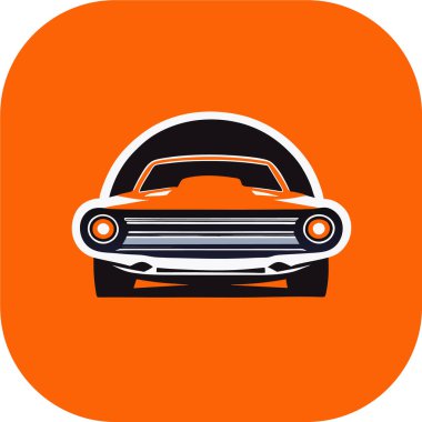 araba logosu düz vektör, araba logosu izole edilmiş beyaz arkaplan, gerçekçi araba vektörü özel yarış arabası illüstrasyon sanat sporu, t-shirt vektör poster sanatı sürükleniyor.