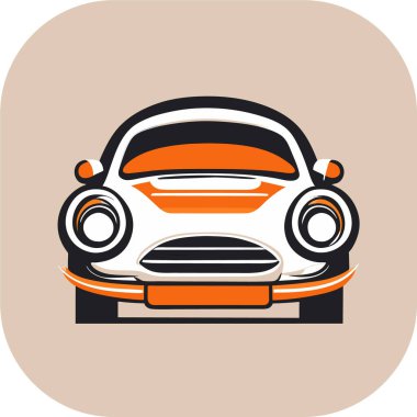 araba logosu düz vektör, araba logosu izole edilmiş beyaz arkaplan, gerçekçi araba vektörü özel yarış arabası illüstrasyon sanat sporu, t-shirt vektör poster sanatı sürükleniyor.