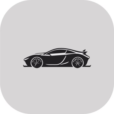 araba logosu düz vektör, araba logosu izole edilmiş beyaz arkaplan, gerçekçi araba vektörü özel yarış arabası illüstrasyon sanat sporu, t-shirt vektör poster sanatı sürükleniyor.