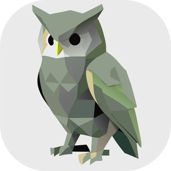 Illustration Owl Shirt Design Vector Art Cute Quirky Fantasy Art — Stock Vector