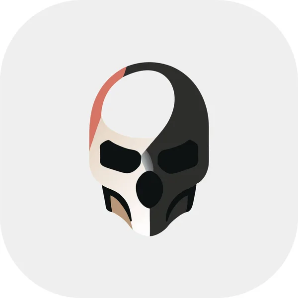 Soldier Grim Prower Head Shot Vector Grim Prower Head Vector — 스톡 벡터