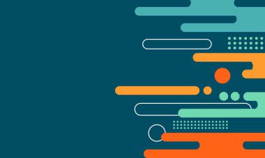 Soyut renkli hardal yuvarlak çizgiler yarı ton geçişi. Sunum için Vektör Arkaplan ResmiComment