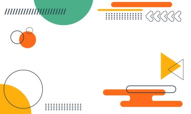 Soyut modern geometrik arkaplan. Eğitim sunumu için Vektör Arkaplan İllüstrasyonu