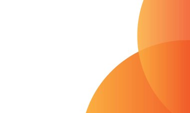 İş sunumu için modern geometrik arkaplan üst üste binen katman turuncu çember