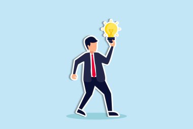 İş zekası, içgörü için veri analizi yönetim konsepti için iş kararı almak, bilgi vermek veya rapor vermek, iş adamlarının elinde ticari istihbarat verileri olan akıllı ampuller var. Kağıt Kesiği Biçimi