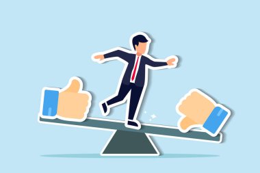 Haksızlık ve erdem değerlendirmesi, karşılaştırma, performans değerlendirmesi, yönetici değerlendirmesi, yargı konsepti, tahterevallide baş parmak yukarı ve baş parmak aşağı işadamı dengesi.