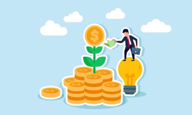 Bir işadamı, bir yığın bozuk paradan büyüyen lamba sulama tesislerine tırmanıyor. Ticari gelirleri ve satışları artırmak için fikirleri nasıl kullandığının bir göstergesi.