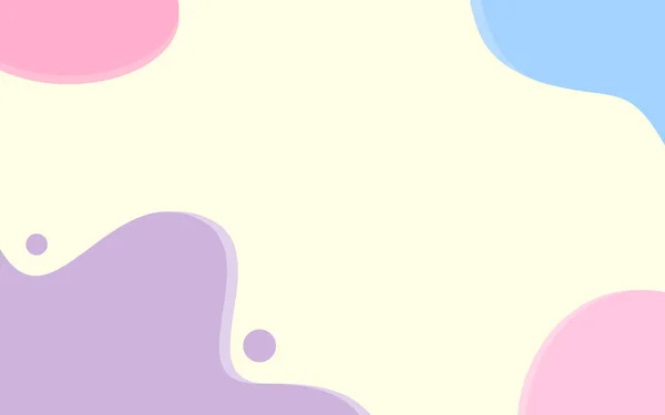 Pastel renklerde kayan yumuşak arkaplan. Sıvı dinamik şekiller soyut bileşimi oluşturur. Kadın posteri için akışkan modern şablon, kozmetik desen