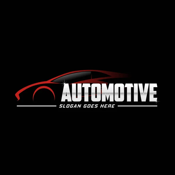 Spor araba logosu, otomotiv endüstrisiyle ilgili iş için mükemmel logo.