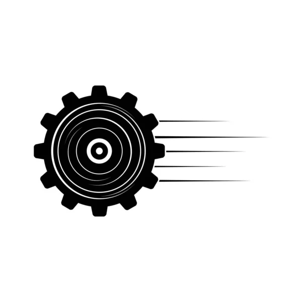 Швидка Передача Векторний Дизайн Передачею Символом Швидкості Білому Тлі — стоковий вектор