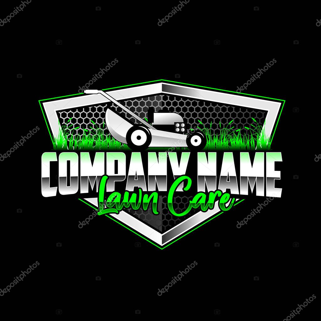 Illustration graphic vector of lawn care, landscape services, grass concept logo design template