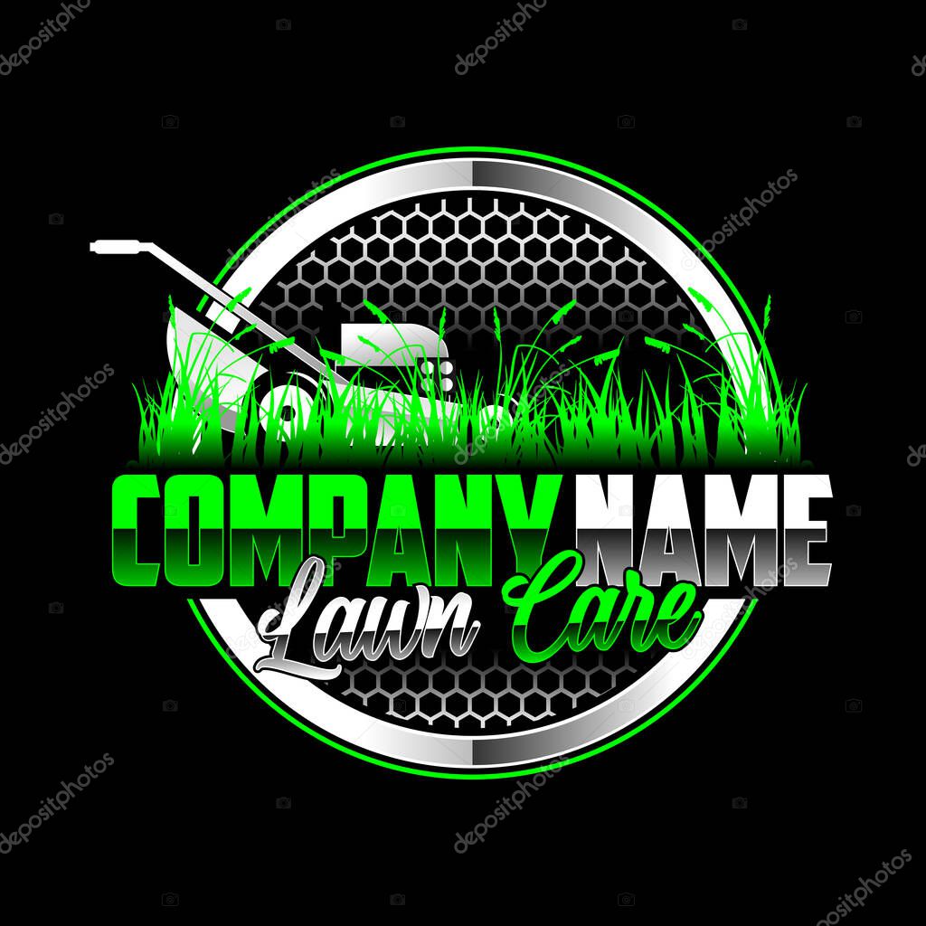 Illustration graphic vector of lawn care, landscape services, grass concept logo design template
