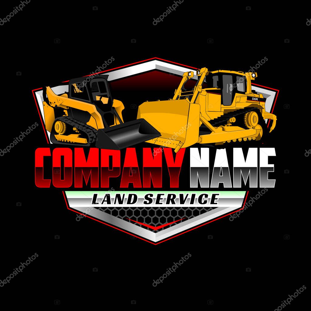 Land Service or Land Clearing Company Logo