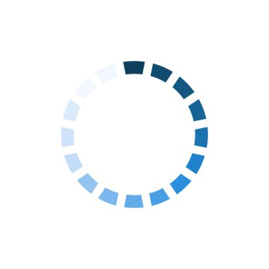 beyaz arkaplanda çubuk işlem sembolü yükleniyor