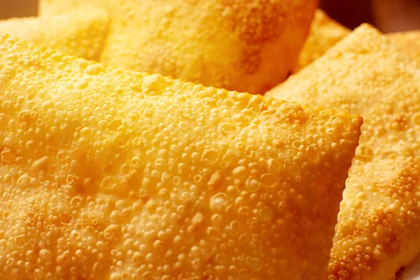 Brazilian Fried Pastry Pastel Feira — Stock Photo, Image