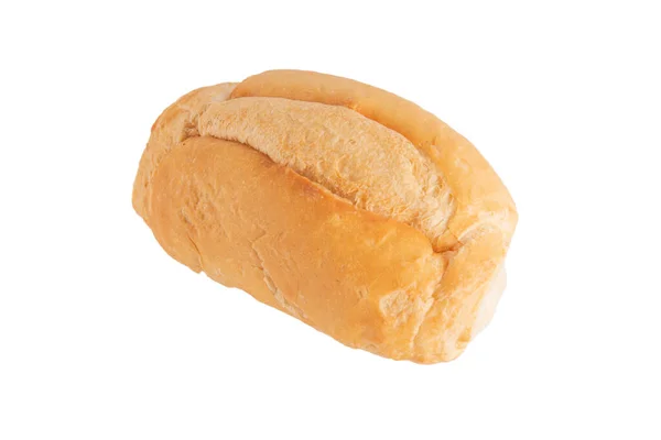 Изолированный Горячий Французский Хлеб Багетт Бразильский Pao Frances Белом Фоне — стоковое фото