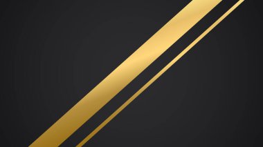 siyah lüks soyut arka plan, çizgi ve altın zarif doku arka plan vektörü. Dalgalı metalik koyu ışık elementi grafiksel altın sanat dekorasyonu premium şekil.