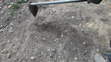 Tarım çapası çiftçilik, tarım, tarım, tarım, tarım, tarım. Bahçe işçisi, kırsal arazi donanımı işçi organik toprak bitkisi. Toprak işçileri tarımsal toprağı temizliyor..