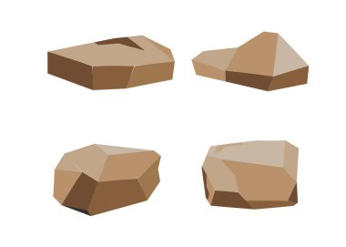 Taş kaya nesnesi arka plan dokusunu izole etti kaba tasarım şekli. Taş seti gri doğal beyaz mineral sert desenli granit malzeme. Kaya 3D kavramı çakıl taşı yakın çekim jeolojisi büyük gri.