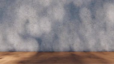 gölge duvar dokusu güneş ışığı yaprağı gölgesi soyut 3D görüntüsü. Hafif doğa bitkisinin yaprakları ağaç yaprağı tasarım arkaplanını gölgeliyor. Duvar kâğıdı modelleme arka planı beyaz efekti çok az doğal.