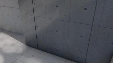 Boş iç oda gölge duvarı arka planı mimari güneş ışığını taklit ediyor. boş ev modern pencere ışıklandırması daire tasarımı ev içinde beyaz ev. boş küçük konsept arkaplan parlak temiz.