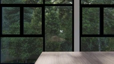 Boş iç oda gölge duvarı arka planı mimari güneş ışığını taklit ediyor. boş ev modern pencere ışıklandırması daire tasarımı ev içinde beyaz ev. boş küçük konsept arkaplan parlak temiz.