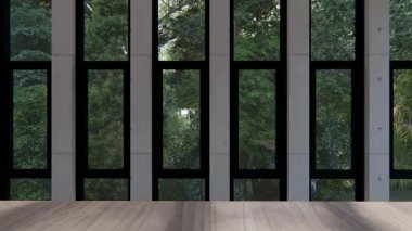 Boş iç oda gölge duvarı arka planı mimari güneş ışığını taklit ediyor. boş ev modern pencere ışıklandırması daire tasarımı ev içinde beyaz ev. boş küçük konsept arkaplan parlak temiz.