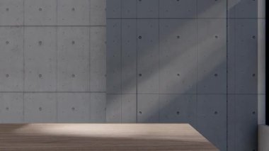 Boş iç oda gölge duvarı arka planı mimari güneş ışığını taklit ediyor. boş ev modern pencere ışıklandırması daire tasarımı ev içinde beyaz ev. boş küçük konsept arkaplan parlak temiz.