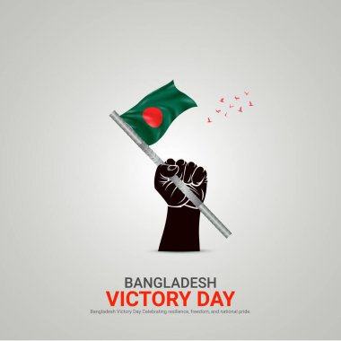 bangladesh victory day. bangladesh victory day creative ads design december 16. vector, 3D illustration. clipart