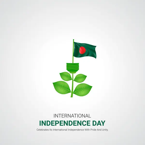 stock vector bangladesh independence day. bangladesh independence day creative ads design March 26. vector, 3D illustration. 