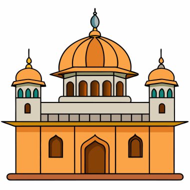 khalsa sikhs beyaz arkaplan binası