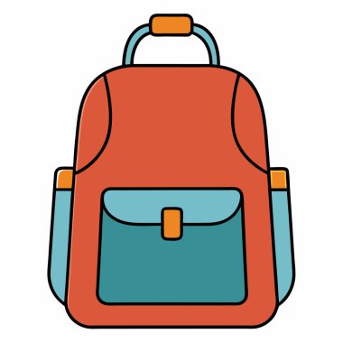 Paletler, fırçalar, kalem kiti, kalem, eskiz defteri, resim sehpası ve tuval boyar. Düz vektör çizimleri beyaz arkaplanda izole edildi