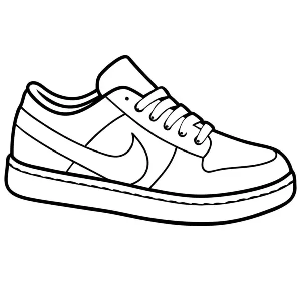 Shoes Dibujo De Un Tenis Nike Dibujo Zapatillas Jordan Hotsell