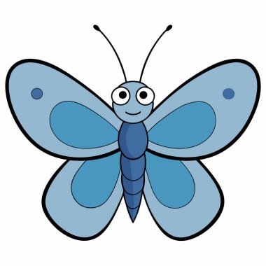 holly blue butterfly vector illustrations on a white background. clipart