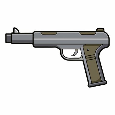 Beretta 1301 silah, polis silah vektör tasarımı, askeri vektör tasarımı illüstrasyonu.