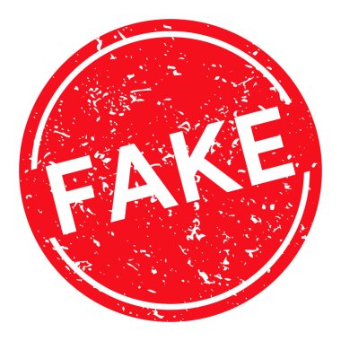 Grunge vektör illüstrasyonlu Kırmızı Çember Mühür Mührü