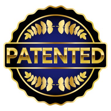 Laurel Çelenk vektör resimli Altın Patentli Pul Madalyası