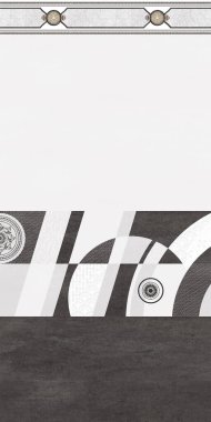 duvar kiremit tasarımı, geometrik dokular, gri arkaplan