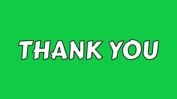 Animated Thank You Algorithm Loop Effect Three Different Backgrounds — Αρχείο Βίντεο