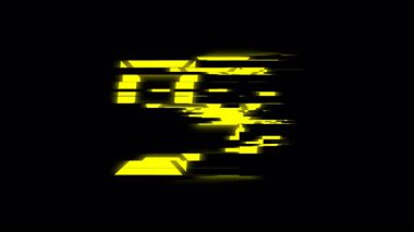 10 saniye geri sayım hatası sarı neon rengi ve alfa kanalında. Hareket grafik projeleri için ideal.