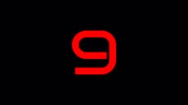 Alfa kanalında bozuk animasyon ve kırmızı renkli 10 saniyelik geri sayım zamanlayıcısı. Herhangi bir hareketli grafik tasarıma uygun.