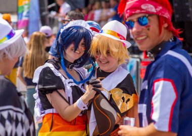 Esch-Sur-Alzette, Lüksemburg - 8 Temmuz 2023 - Lüksemburg Gururu. Eşitlik Marşı.