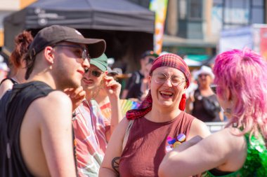 Esch-Sur-Alzette, Lüksemburg - 8 Temmuz 2023 - Lüksemburg Gururu. Eşitlik Marşı.