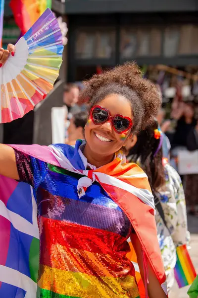 Esch-Sur-Alzette, Lüksemburg - 13 Temmuz 2024 - Lüksemburg Gururu. Eşitlik Marşı.