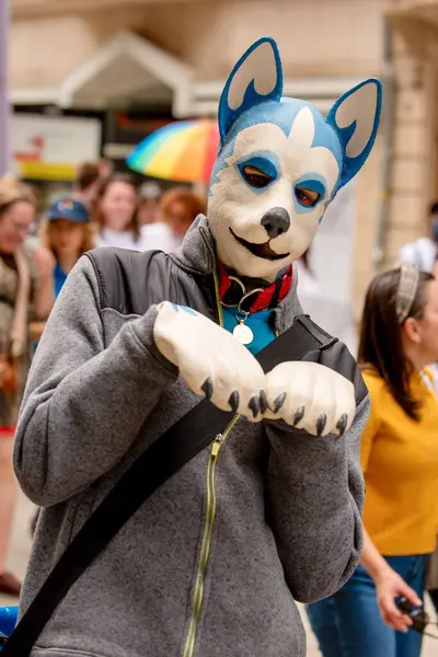 Esch-Sur-Alzette, Lüksemburg - 13 Temmuz 2024 - Lüksemburg Gururu. Eşitlik Marşı.