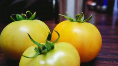 Kırpılmış domates sebzeli video